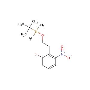 (2-bromo-6-nitrophenethoxy)(tert-butyl)dimethylsilane