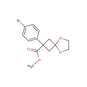 methyl 2-(4-bromophenyl)-5,8-dioxaspiro[3.4]octane-2-carboxylate