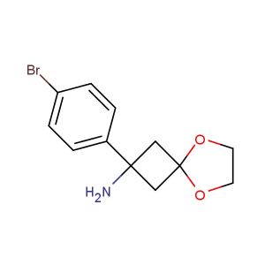 2-(4-bromophenyl)-5,8-dioxaspiro[3.4]octan-2-amine