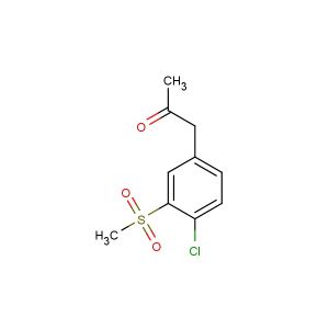 1-(4-chloro-3-(methylsulfonyl)phenyl)propan-2-one
