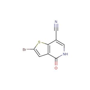 2-bromo-4-oxo-4,5-dihydrothieno[3,2-c]pyridine-7-carbonitrile