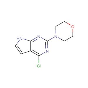 4-(4-chloro-7H-pyrrolo[2,3-d]pyrimidin-2-yl)morpholine