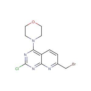 4-(7-(bromomethyl)-2-chloropyrido[2,3-d]pyrimidin-4-yl)morpholine