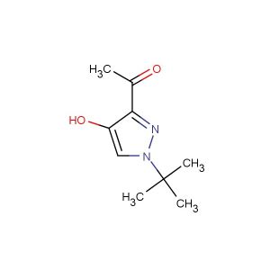 1-(1-tert-butyl-4-hydroxy-1H-pyrazol-3-yl)ethanone