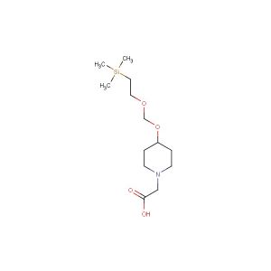 2-(4-((2-(trimethylsilyl)ethoxy)methoxy)piperidin-1-yl)acetic acid