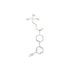 2-(trimethylsilyl)ethyl 4-(3-cyanophenyl)-5,6-dihydropyridine-1(2H)-carboxylate