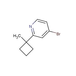 4-bromo-2-(1-methylcyclobutyl)pyridine