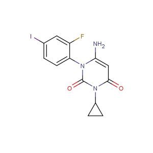6-amino-3-cyclopropyl-1-(2-fluoro-4-iodophenyl)pyrimidine-2,4(1H,3H)-dione