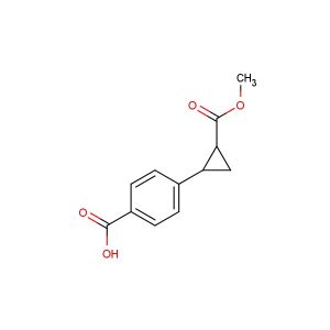 4-(2-(methoxycarbonyl)cyclopropyl)benzoic acid