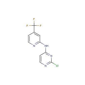 2-chloro-N-(4-(trifluoromethyl)pyridin-2-yl)pyrimidin-4-amine