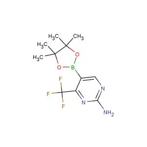 5-(4,4,5,5-tetramethyl-1,3,2-dioxaborolan-2-yl)-4-(trifluoromethyl)pyrimidin-2-amine