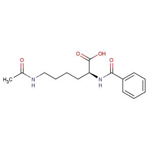(S)-6-acetamido-2-benzamidohexanoic acid