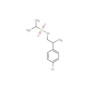 N-(2-(4-bromophenyl)propyl)propane-2-sulfonamide