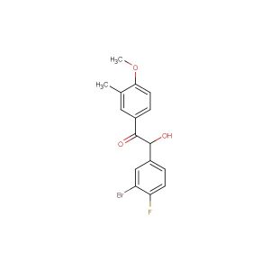 2-(3-bromo-4-fluorophenyl)-2-hydroxy-1-(4-methoxy-3-methylphenyl)ethanone
