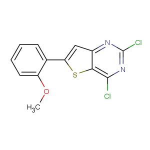 2,4-dichloro-6-(2-methoxyphenyl)thieno[3,2-d]pyrimidine