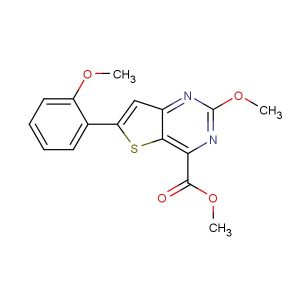 methyl 2-methoxy-6-(2-methoxyphenyl)thieno[3,2-d]pyrimidine-4-carboxylate