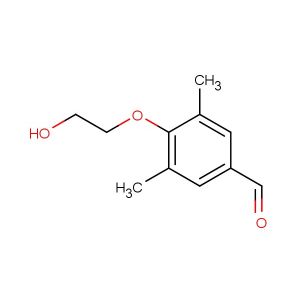 4-(2-hydroxyethoxy)-3,5-dimethylbenzaldehyde