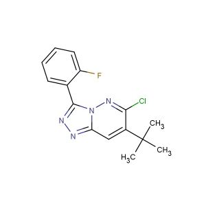 7-tert-butyl-6-chloro-3-(2-fluorophenyl)-[1,2,4]triazolo[4,3-b]pyridazine