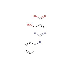 4-hydroxy-2-(phenylamino)pyrimidine-5-carboxylic acid