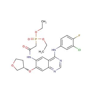 (S)-diethyl 2-(4-(3-chloro-4-fluorophenylamino)-7-(tetrahydrofuran-3-yloxy)quinazolin-6-ylamino)-2-oxoethylphosphonate