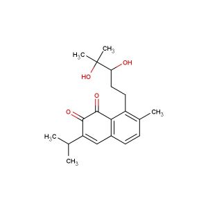 8-(3,4-dihydroxy-4-methylpentyl)-3-isopropyl-7-methylnaphthalene-1,2-dione