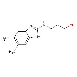 3-(5,6-dimethyl-1H-benzo[d]imidazol-2-ylamino)propan-1-ol