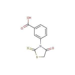 3-(4-oxo-2-thioxothiazolidin-3-yl)benzoic acid