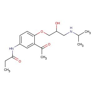 N-(3-acetyl-4-(2-hydroxy-3-(isopropylamino)propoxy)phenyl)propionamide
