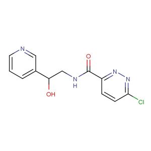 6-chloro-N-(2-hydroxy-2-(pyridin-3-yl)ethyl)pyridazine-3-carboxamide