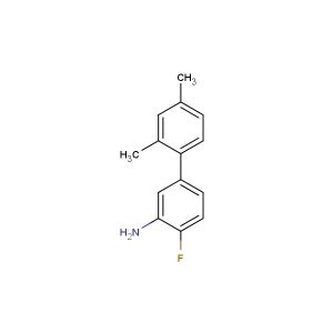 4-fluoro-2',4'-dimethylbiphenyl-3-amine