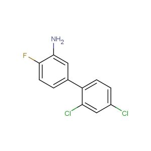 2',4'-dichloro-4-fluorobiphenyl-3-amine