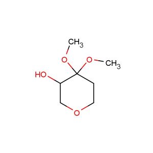 4,4-dimethoxytetrahydro-2H-pyran-3-ol