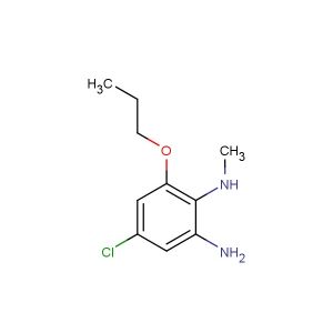 4-chloro-N1-methyl-6-propoxybenzene-1,2-diamine