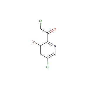 1-(3-bromo-5-chloropyridin-2-yl)-2-chloroethanone