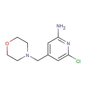 6-chloro-4-(morpholinomethyl)pyridin-2-amine