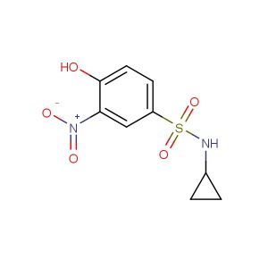 N-cyclopropyl-4-hydroxy-3-nitrobenzenesulfonamide