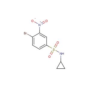 4-bromo-N-cyclopropyl-3-nitrobenzenesulfonamide