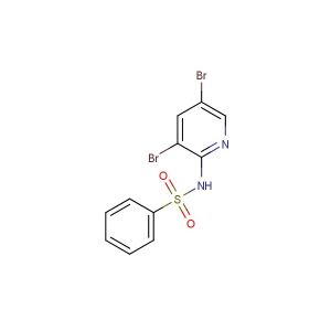 N-(3,5-dibromopyridin-2-yl)benzenesulfonamide