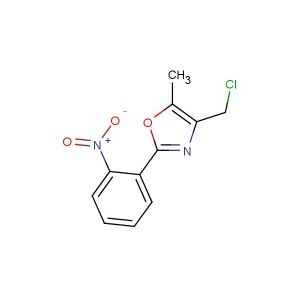 4-(chloromethyl)-5-methyl-2-(2-nitrophenyl)oxazole