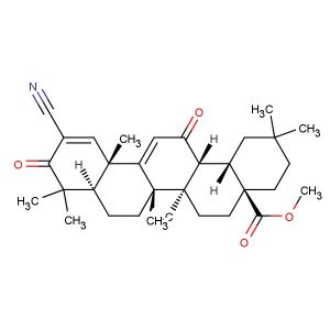 Bardoxolone methyl  (Synonyms: RTA 402; NSC 713200; CDDO Methyl ester)