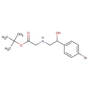 tert-butyl 2-(2-(4-bromophenyl)-2-hydroxyethylamino)acetate