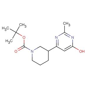tert-butyl 3-(6-hydroxy-2-methylpyrimidin-4-yl)piperidine-1-carboxylate