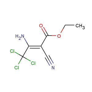 (Z)-ethyl 3-amino-4,4,4-trichloro-2-cyanobut-2-enoate