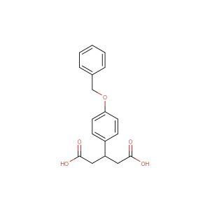 3-(4-(benzyloxy)phenyl)pentanedioic acid