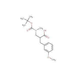 3-(tert-butoxycarbonyl(methyl)amino)-2-(3-methoxybenzyl)propanoic acid