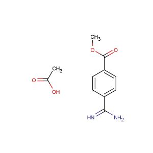 methyl 4-carbamimidoylbenzoate acetate