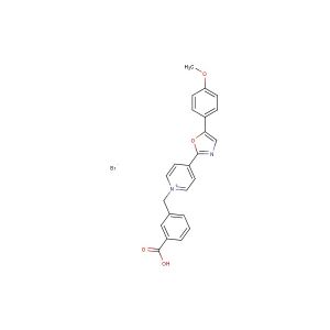 1-(3-carboxybenzyl)-4-(5-(4-methoxyphenyl)oxazol-2-yl)pyridin-1-ium bromide