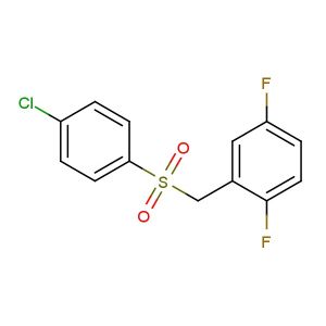 2-((4-chlorophenylsulfonyl)methyl)-1,4-difluorobenzene