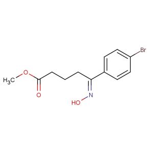 (E)-methyl 5-(4-bromophenyl)-5-(hydroxyimino)pentanoate