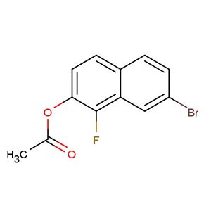 7-bromo-1-fluoronaphthalen-2-yl acetate